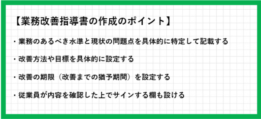 業務改善指導書を作成する際の重要ポイント