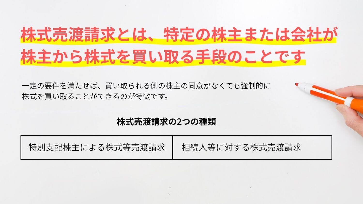 株式売渡請求とは？