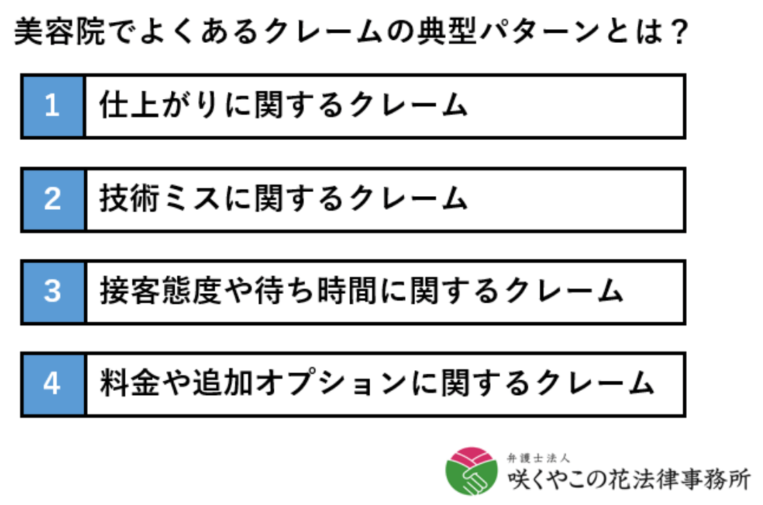 美容院でよくあるクレームの典型パターンとは？